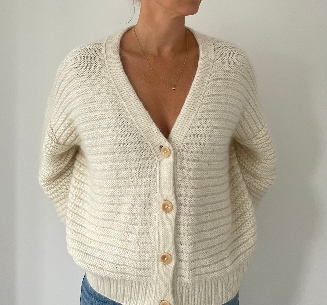 Coco Amour Knitwear Montrose Cardigan mit Double Sunday und Tynn Silk Mohair von Sandnes Garn 5