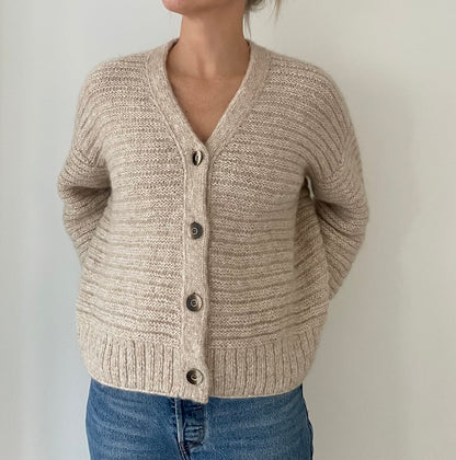 Coco Amour Knitwear Montrose Cardigan mit Double Sunday und Tynn Silk Mohair von Sandnes Garn 7