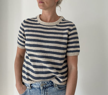 Coco Amour Knitwear Seaside Tee mit Line von Sandnes Garn 2