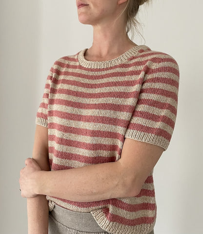 Coco Amour Knitwear Seaside Tee mit Line von Sandnes Garn 4