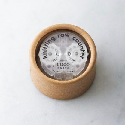 Cocoknits Row Counter Reihenzähler mechanisch, mit Metallrückseite, in Kartonverpackung