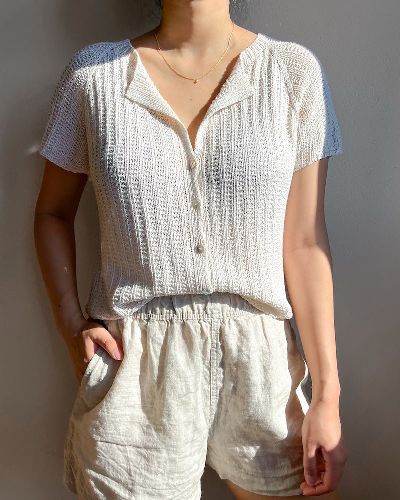 Cookie the Knitter Umbria Summer Top mit Merino von Knitting for Olive 1