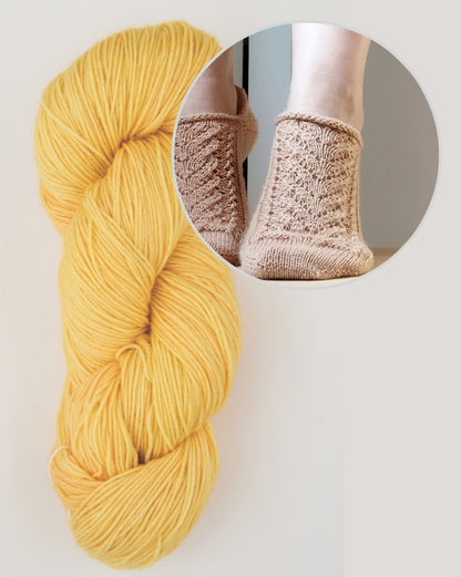 Cozy Weekend Slippers von Anja Heumann mit Terra von Symfonie Yarns 11