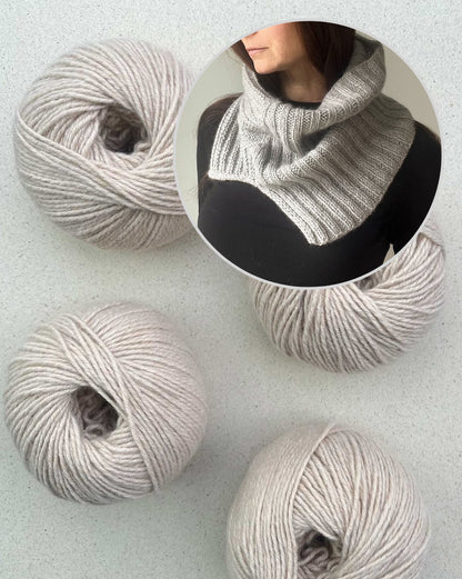 Rib Welt Cowl von Sweaterfreak mit Cashmere Charis von Pascuali 11