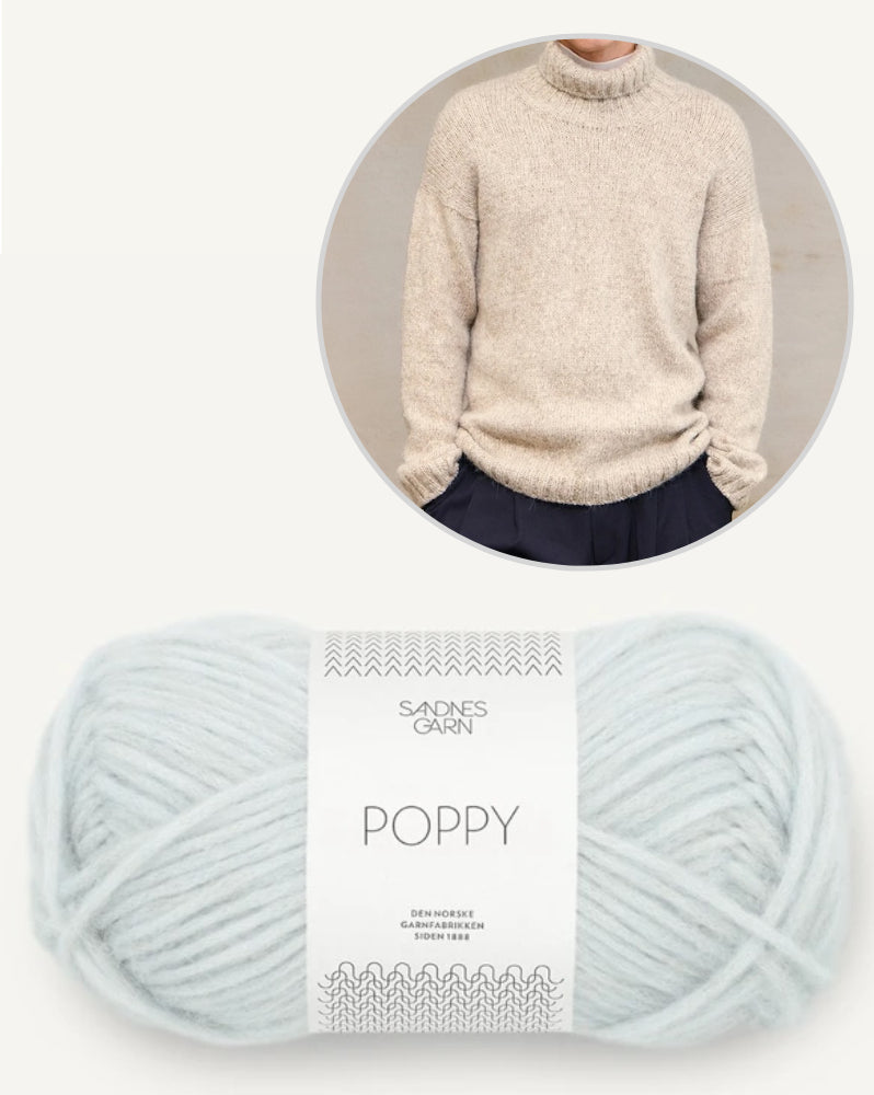 Dave Sweater Man aus der Sandnes Kollektion 2412 mit Poppy von Sandnes Garn 11