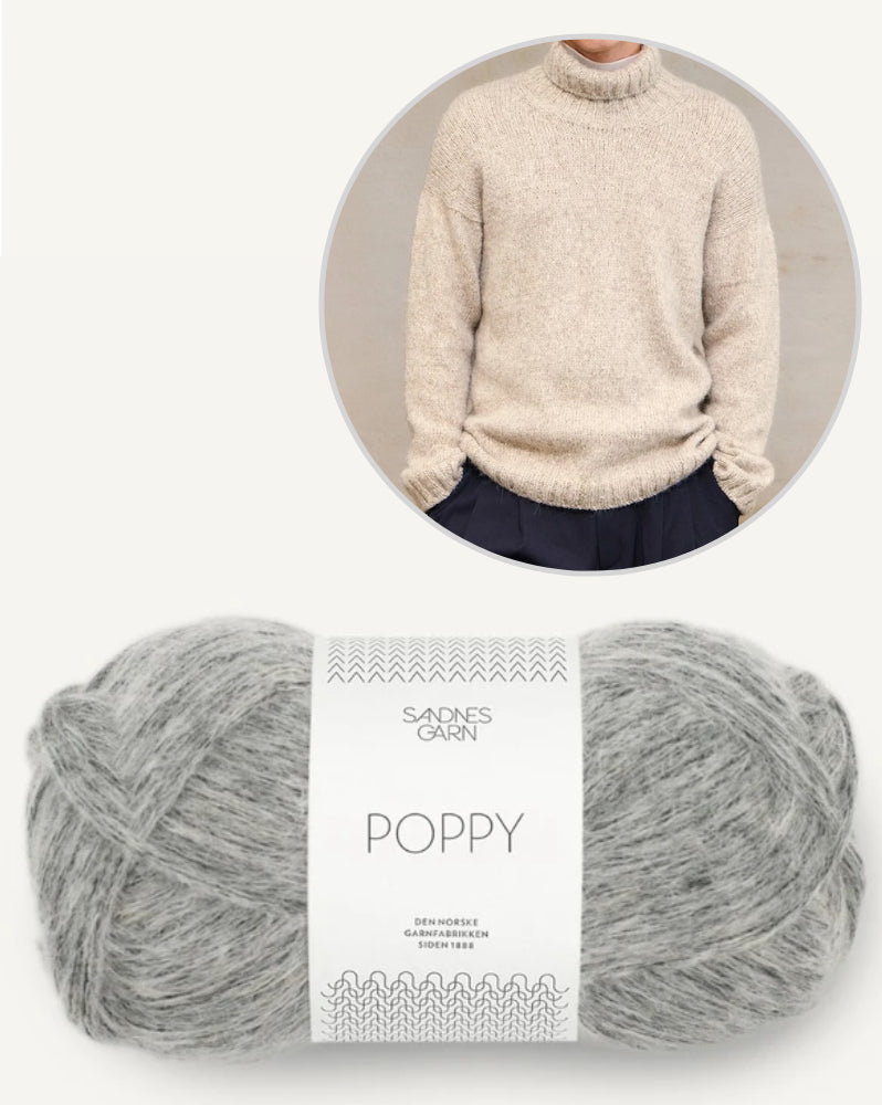 Dave Sweater Man aus der Sandnes Kollektion 2412 mit Poppy von Sandnes Garn 9