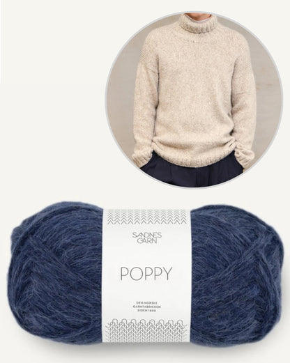 Dave Sweater Man aus der Sandnes Kollektion 2412 mit Poppy von Sandnes Garn 12