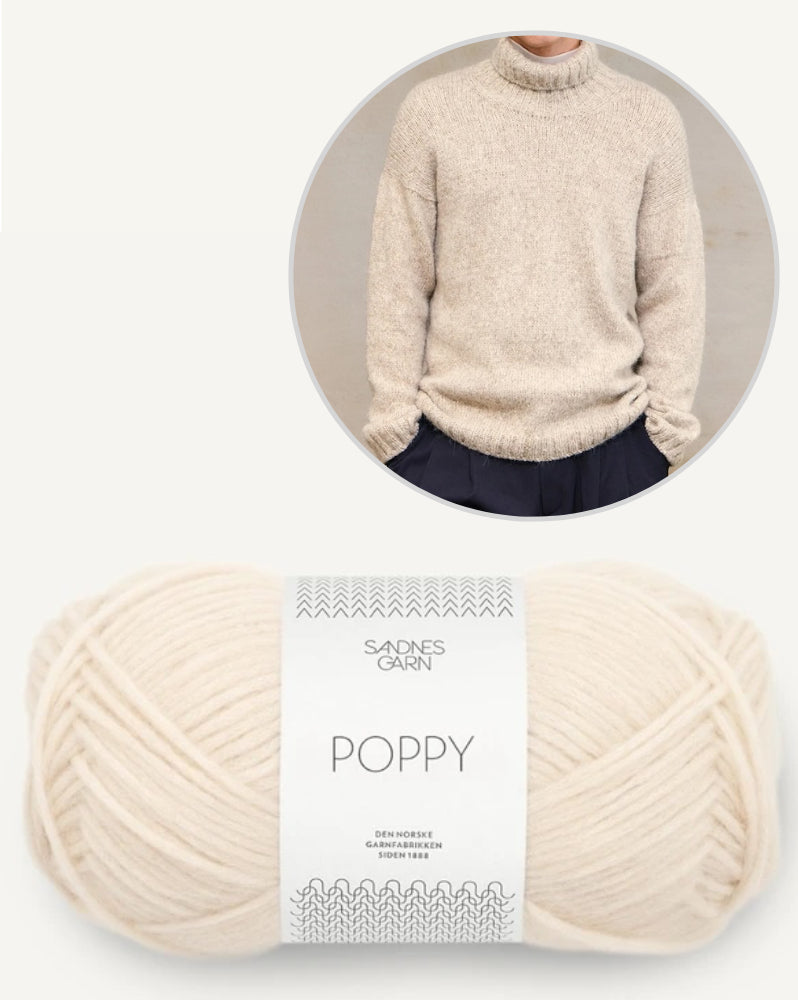 Dave Sweater Man aus der Sandnes Kollektion 2412 mit Poppy von Sandnes Garn 10