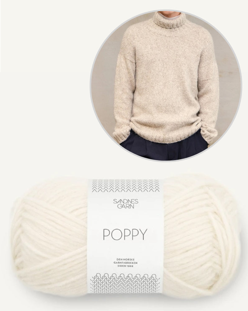 Dave Sweater Man aus der Sandnes Kollektion 2412 mit Poppy von Sandnes Garn 7