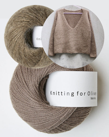 Deep Valley Sweater | kuschelweich im Halbpatent aus Merino und Soft Silk Mohair