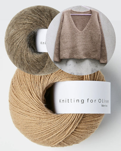 Deep Valley Sweater | kuschelweich im Halbpatent aus Merino und Soft Silk Mohair