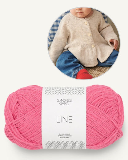 Dina Peplum Cardigan aus der Sandnes Kollektion 2407 Sommer Baby mit Line von Sandnes Garn 1Dina Peplum Cardigan aus der Sandnes Kollektion 2407 Sommer Baby mit Line von Sandnes Garn 9