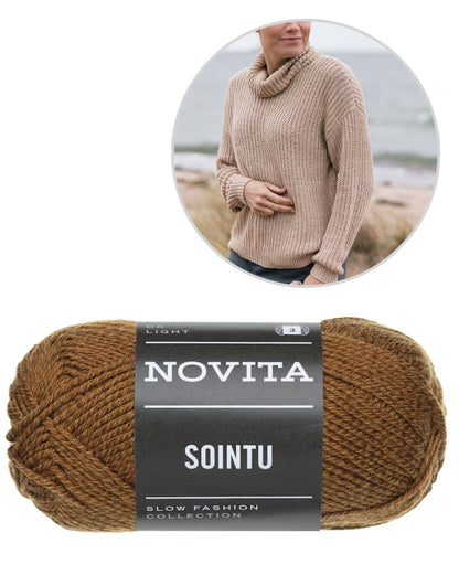 Dyyni Pullover | Sommerpullover im Halbpatentmuster aus Sointu von Novita