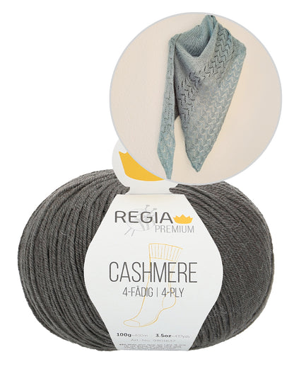 Edel and Pure Tuch von Ani Knits mit Cashmere 4-fädig von Regia Premium 12