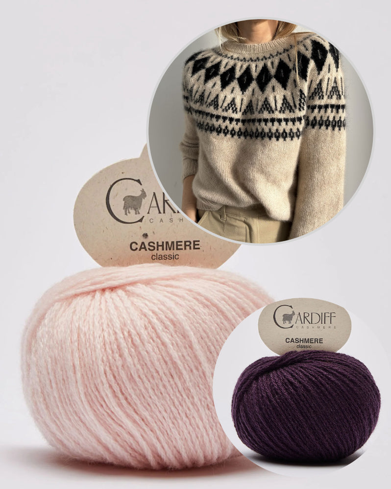 Coco Amour Knitwear Edinburgh Sweater mit Cardiff Cashmere Classic 9