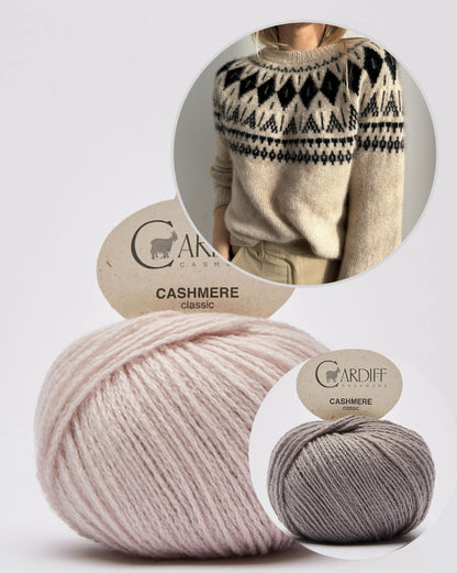 Coco Amour Knitwear Edinburgh Sweater mit Cardiff Cashmere Classic 7