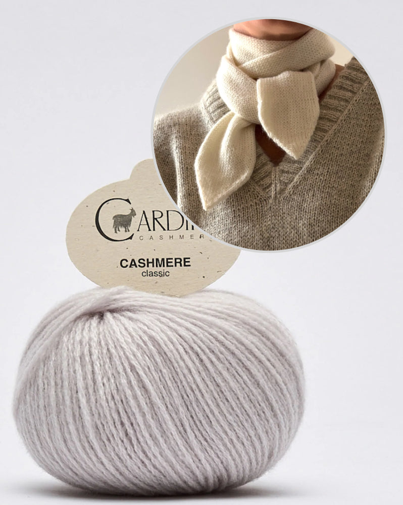 Elle Scarf von Caidree mit Classic Cashmere von Cardiff Cashmere 10