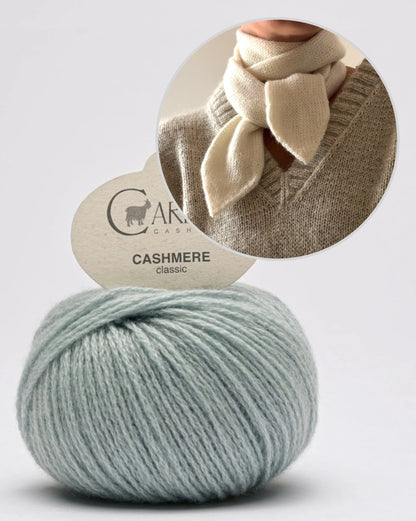 Elle Scarf von Caidree mit Classic Cashmere von Cardiff Cashmere 8