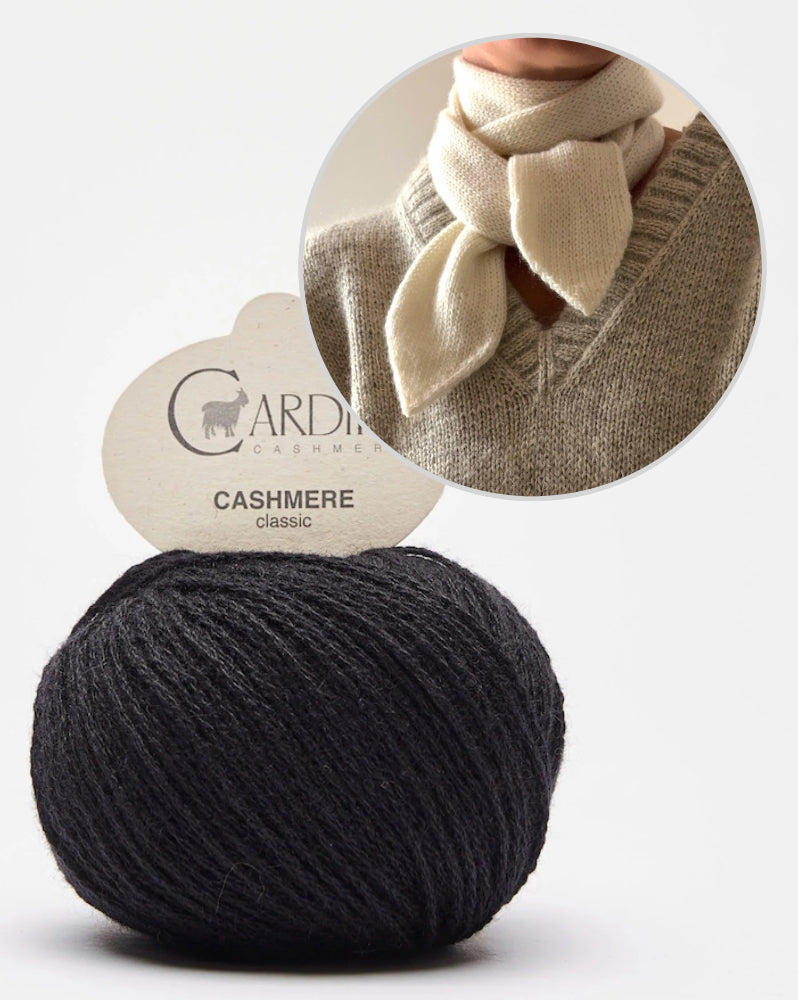 Elle Scarf von Caidree mit Classic Cashmere von Cardiff Cashmere 6