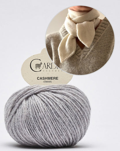 Elle Scarf von Caidree mit Classic Cashmere von Cardiff Cashmere 9