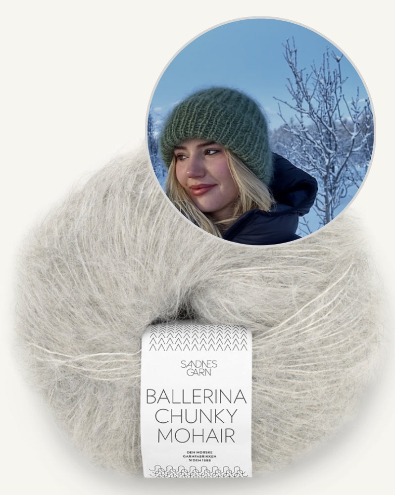 Sletten Knits Ellie Hat mit Ballerina Chunky Mohair von Sandnes Garn 5