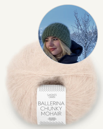 Sletten Knits Ellie Hat mit Ballerina Chunky Mohair von Sandnes Garn 7