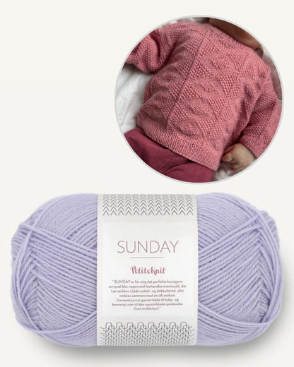 PetiteKnit Esther Sweater Baby mit Sunday by PetiteKnit von Sandnes Garn 7