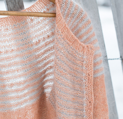 Eweknit Claudia Cardigan mit Gima 8.5 und Sensai von ITO Yarn 2