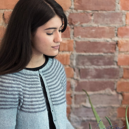 Eweknit Claudia Cardigan mit Gima 8.5 und Sensai von ITO Yarn 5