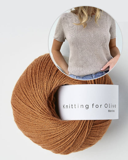 LeKnit Fabienne Tee mit Merino von Knitting for Olive 9