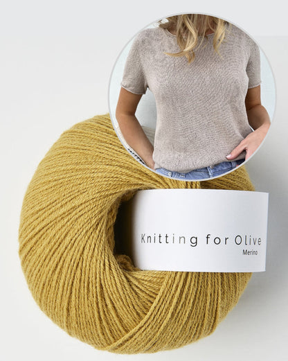 LeKnit Fabienne Tee mit Merino von Knitting for Olive 10