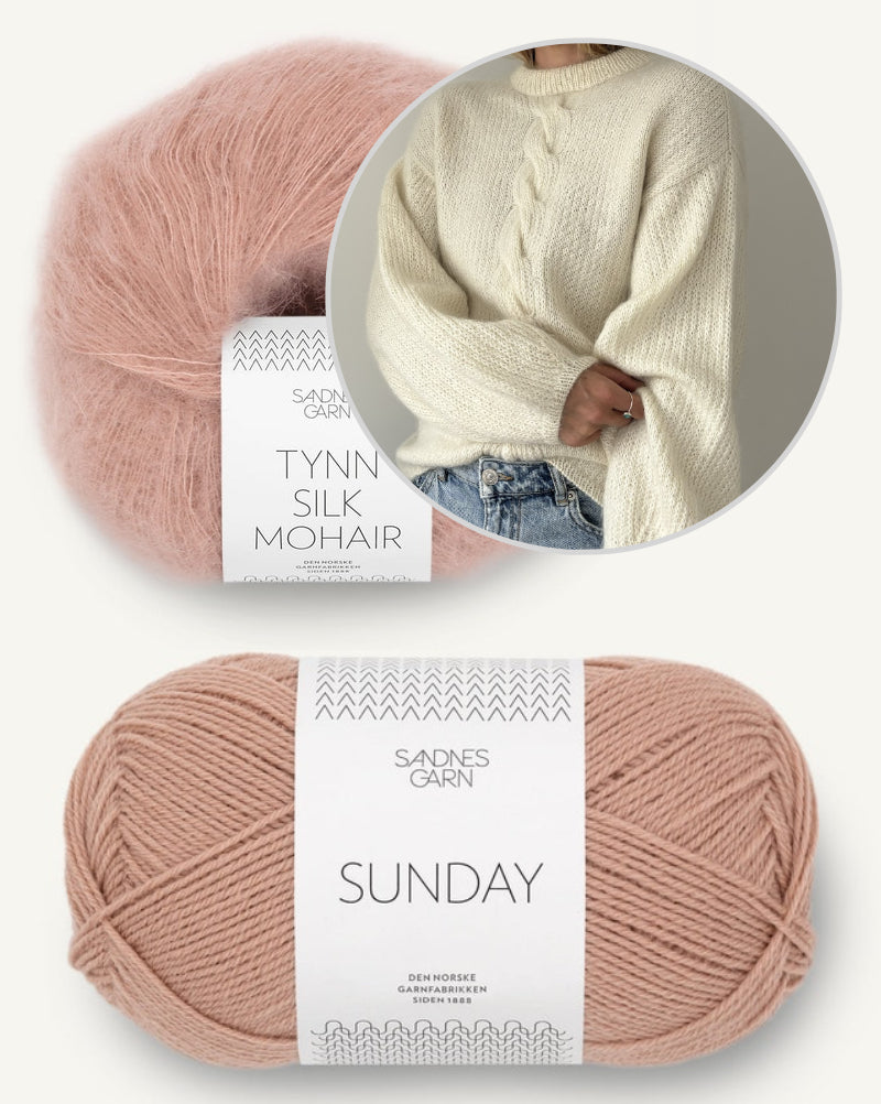 Farro Sweater von Coco Amour Knitwear mit Sunday und Tynn Silk Mohair von Sandnes Garn 11