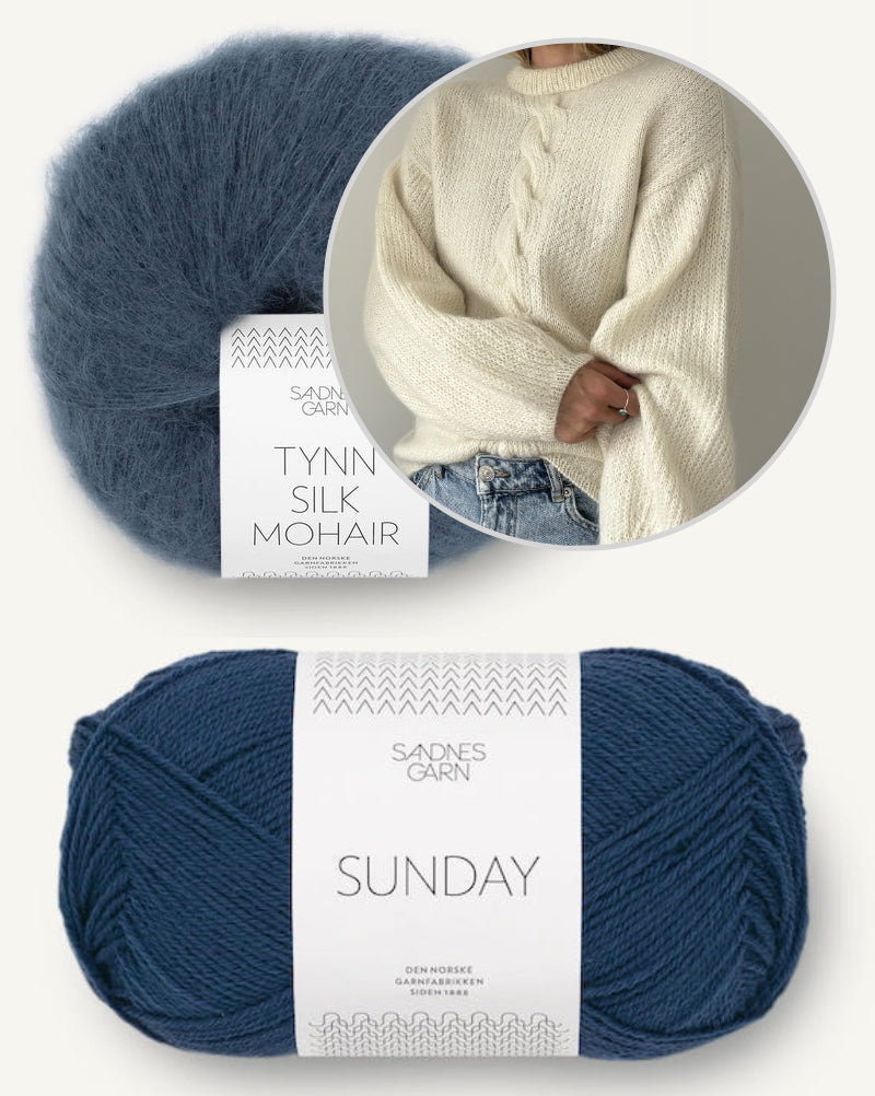 Farro Sweater von Coco Amour Knitwear mit Sunday und Tynn Silk Mohair von Sandnes Garn 14