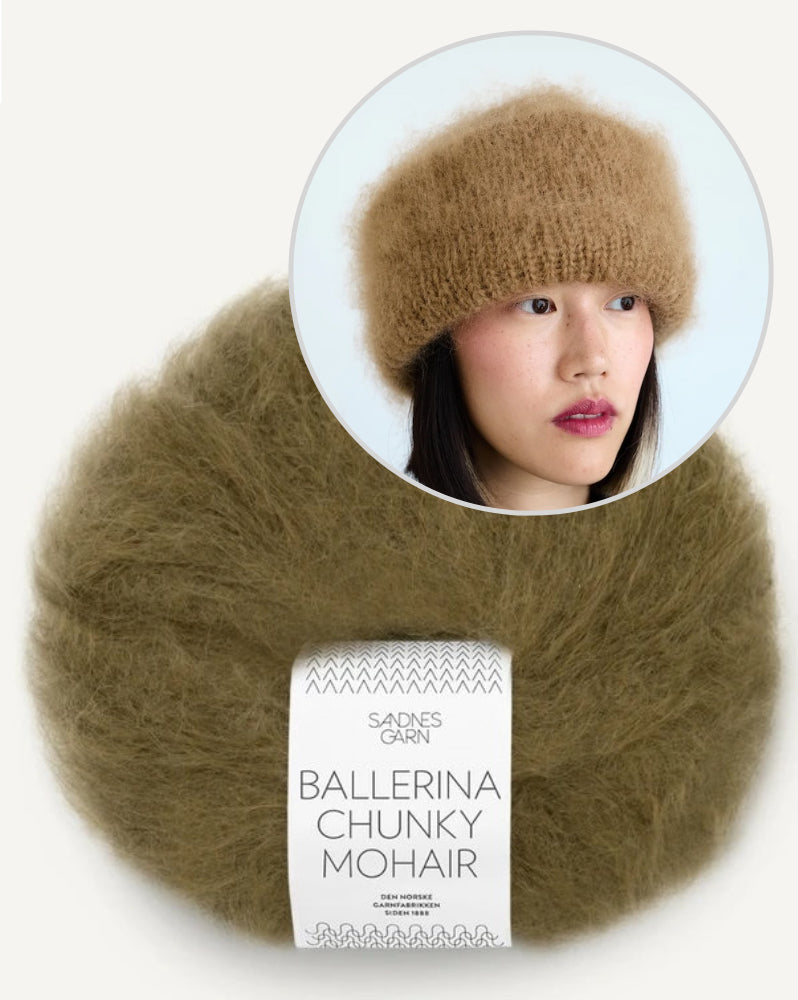 Fat Fur Hat von Spektakelstrik mit Ballerina Chunky Mohair von Sandnes Garn 11