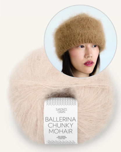 Fat Fur Hat von Spektakelstrik mit Ballerina Chunky Mohair von Sandnes Garn 12