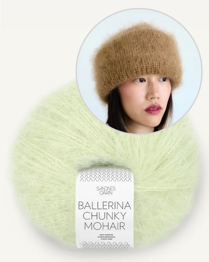 Fat Fur Hat von Spektakelstrik mit Ballerina Chunky Mohair von Sandnes Garn 10