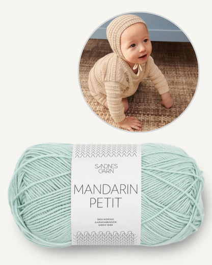 Sandnes Kollektion 2407, Fillip Set aus Pullover, Hose und Mütze mit Mandarin Petit von Sandnes Garn 12