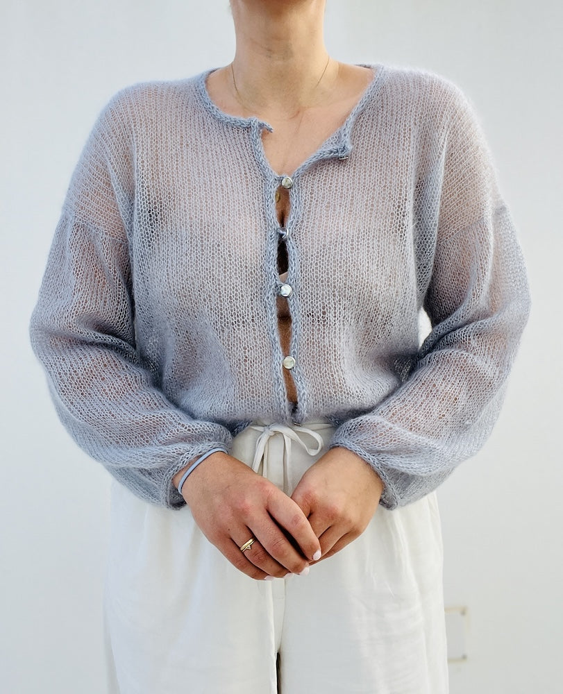 Frederic Blouse von Kolibri by Johanna mit Tynn Silk Mohair von Sandnes Garn 8