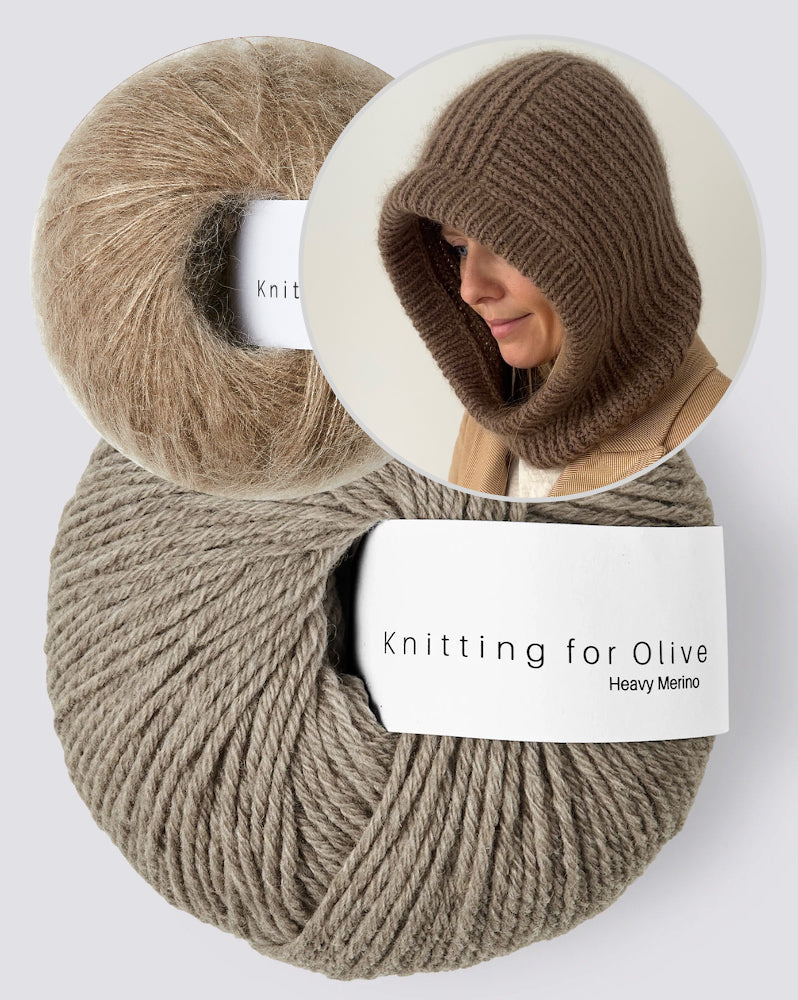 Hebrides Hood von Coco Amour Knitwear mit Heavy Merino und Soft Silk Mohair von Knitting for Olive 8