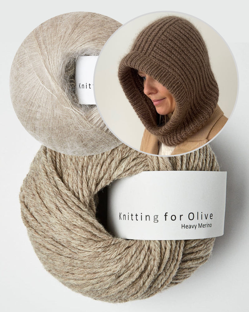 Hebrides Hood von Coco Amour Knitwear mit Heavy Merino und Soft Silk Mohair von Knitting for Olive 12