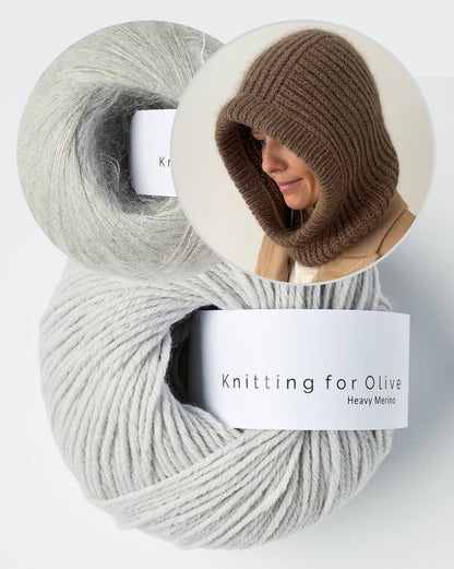 Hebrides Hood von Coco Amour Knitwear mit Heavy Merino und Soft Silk Mohair von Knitting for Olive 14