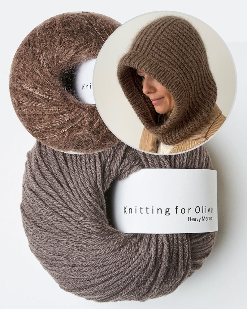 Hebrides Hood von Coco Amour Knitwear mit Heavy Merino und Soft Silk Mohair von Knitting for Olive 10