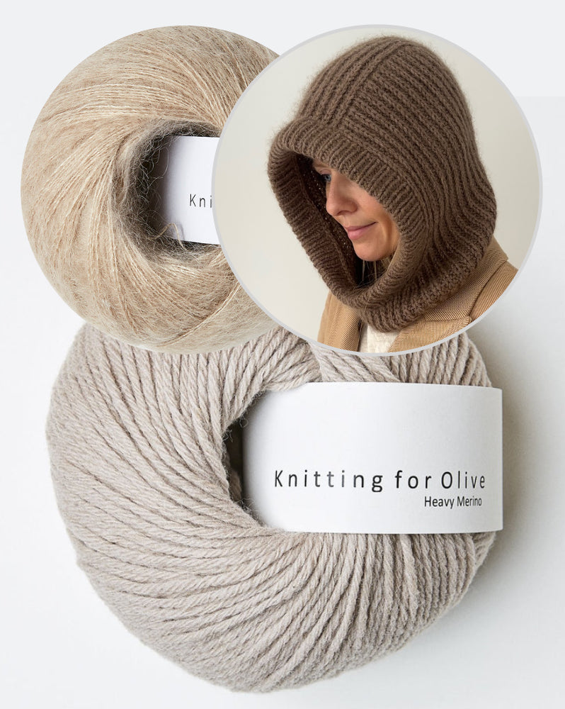 Hebrides Hood von Coco Amour Knitwear mit Heavy Merino und Soft Silk Mohair von Knitting for Olive 13