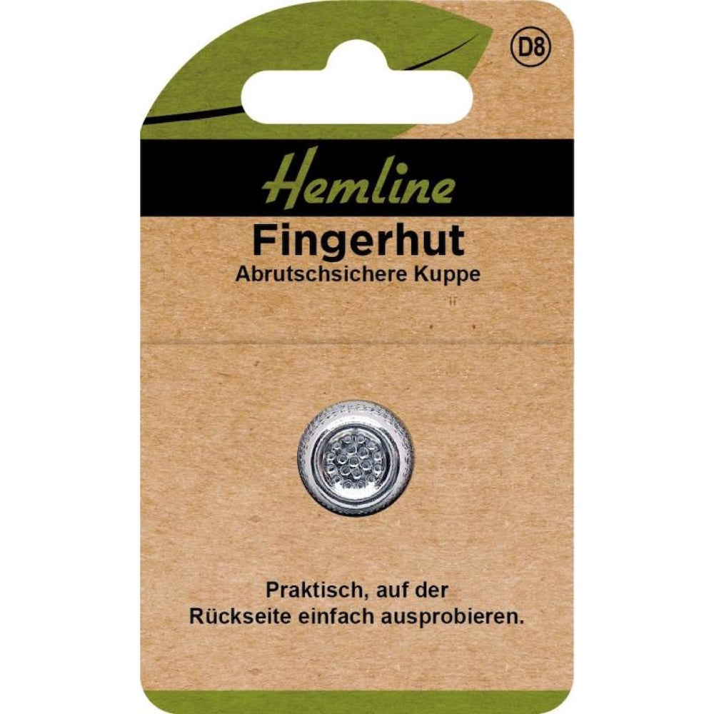 Hemline Fingerhut mit abrutschsicherer Kappe