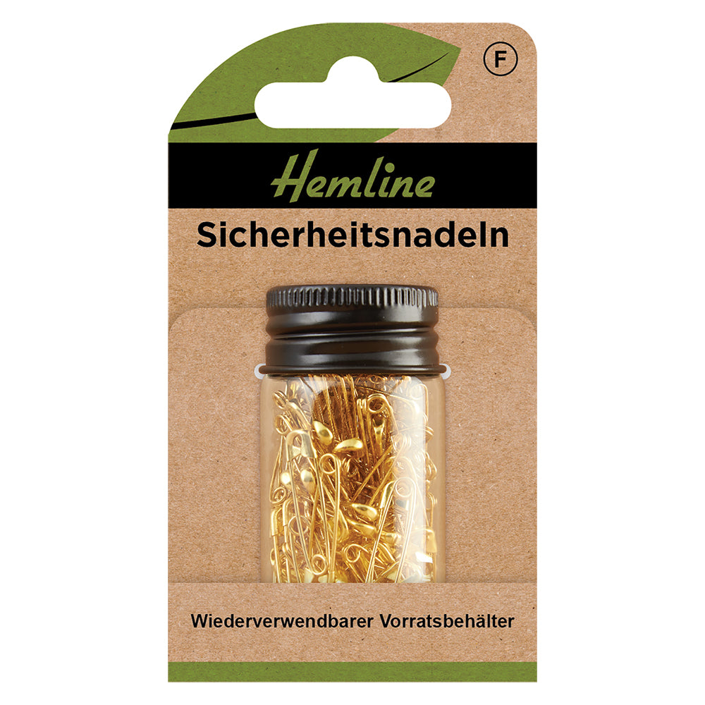 Hemline Sicherheitsnadeln gold 23 mm 100 Stück