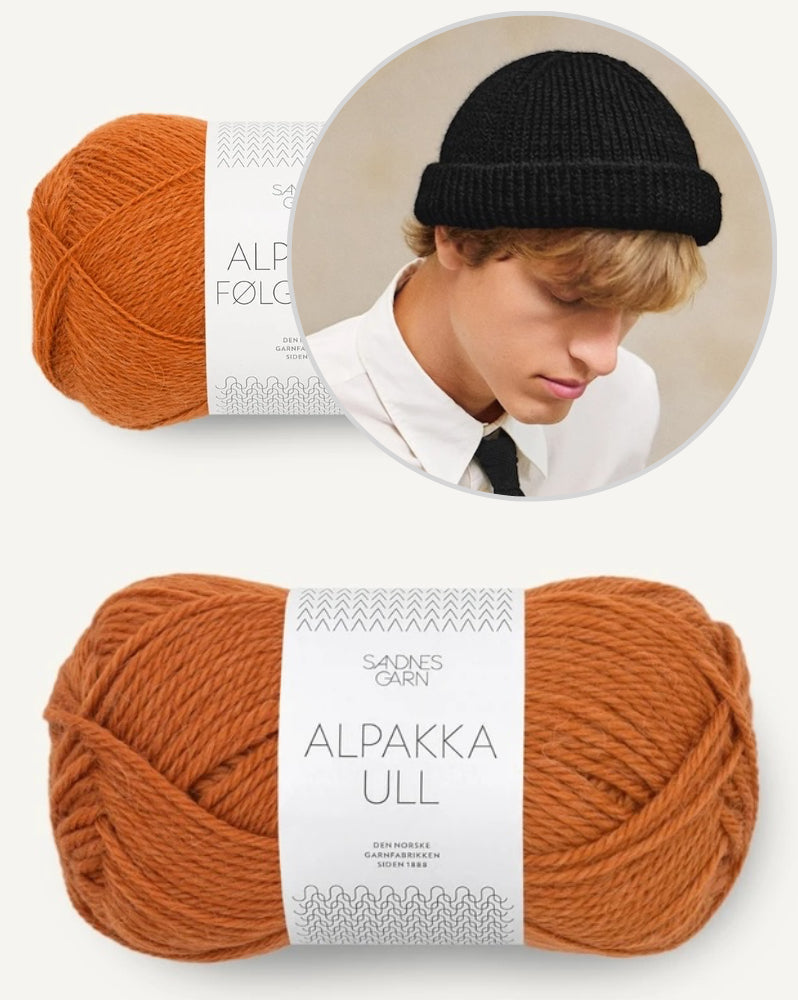 Hipster Beanie aus der Sandnes Kollektion 2412 mit Alpakka Ull und Alpakka Folgetrad von Sandnes Garn 9