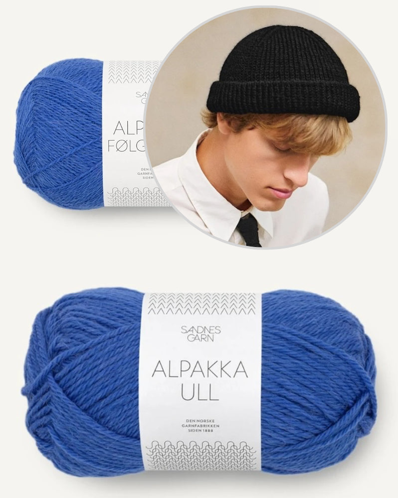 Hipster Beanie aus der Sandnes Kollektion 2412 mit Alpakka Ull und Alpakka Folgetrad von Sandnes Garn 10