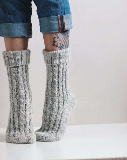 Kaipu Socks von Hnnmr Design mit 7 Brothers von Novita 1