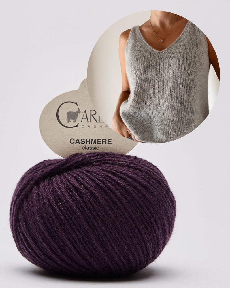 Caidree Home Camisole mit Classic Cashmere von Cardiff Cashmere 11