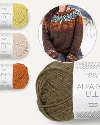 Linka Neumann Hopi Sweater mit Alpakka Ull von Sandnes Garn 9